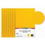 Interdruk Decorative felt yellow 8 pieces A4
