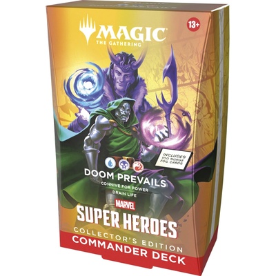 Wizards of the Coast Magic the Gathering Marvel Super Heroes COLLECTOR COMMANDER Doom Prevails