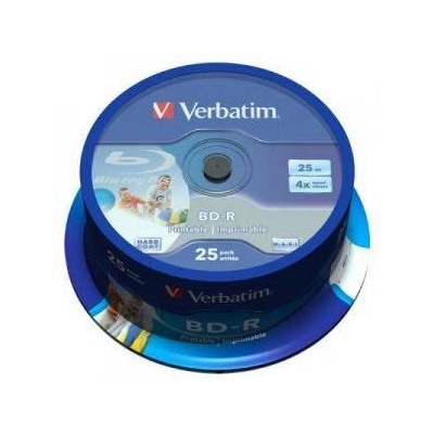 Verbatim Blu-Ray Verbatim BD-R Single Layer 25Gb 6X (Printable) - 25 бр. в шпиндел