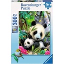 Puzzle Ravensburger Rozkošná panda Lovely Panda 300 dílků