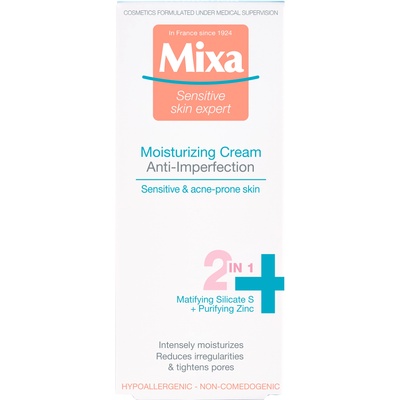 Mixa Крем за лице Anti-Imperfеction, 2 в 1, 50 ml