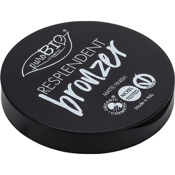 puroBIO Bronzer lisovaný světle hnědý matný povrch 9 g