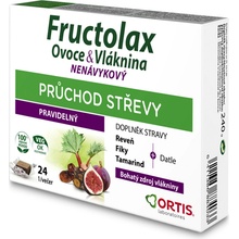 Fructolax Ovoce & Vláknina 24 žvýkacích kostek