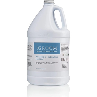 iGroom šampon pro snadné rozčesání srsti a odstranění podsady 3,8 l