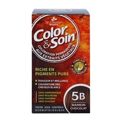 Color & Soin barva na vlasy 5B čokoládově hnědá 135 ml