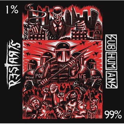 Subhumans / The Restarts - 99% / 1% (45 RPM) (7" Vinyl) (0810017641512)