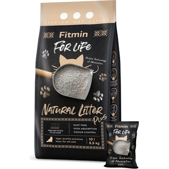 Dibaq Fitmin For Life Natural Plus тоалетна за котки 10 l / 8, 6 kg