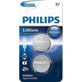 Philips CR2032 2ks CR2032P2/01B