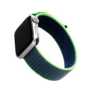 FIXED Nylon Strap na Apple Watch 38 mm/40 mm modrý FIXNST-436-NEBL