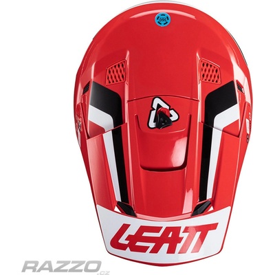 Náhradní kšilt helmy Leatt Visor Moto 3.5 V24 Red