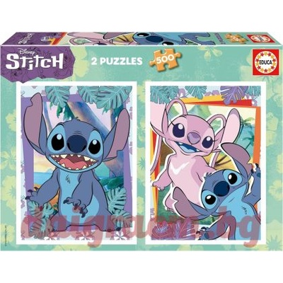 Educa Пъзел educa 19732 - 2 х 500 части - Стич (edu19732)