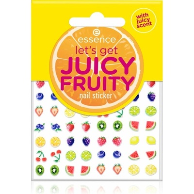 essence let's get JUICY FRUITY nálepky na nechty 56 ks