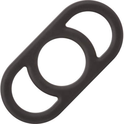 CalExotics Alpha Liquid Silicone Commander Ring Black