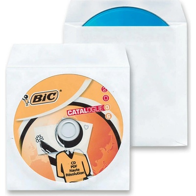 CD Cover - obálka na CD - 100 ks, bílá