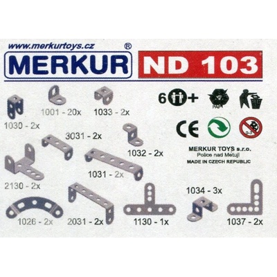 Merkur ND 103 Pásky a oblouky 42ks – Zboží Dáma