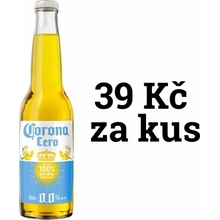 Corona Cero 0% 24 × 0,33 l (sklo)