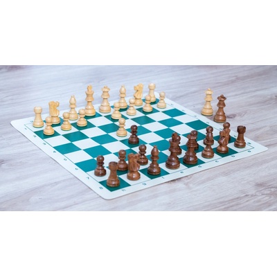 Drevené šachy Francúzky agát, zelené