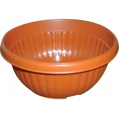 Plastkon Květináč plast oranžový 50 x 50 x 50 cm