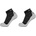Salomon Мъжки чорапи Salomon Ultra Quarter 2 Pack Running Socks Mens - Black/Grey