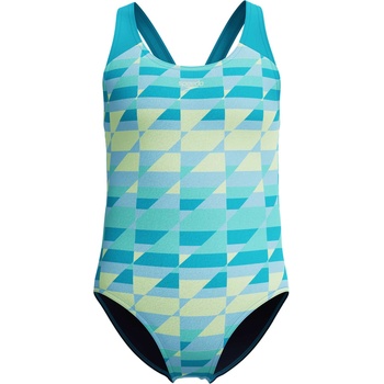 Speedo Цял бански girls a/o print splshbck 1pc
