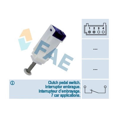 FAE Spínač, ovládání spojky (GRA) 24792