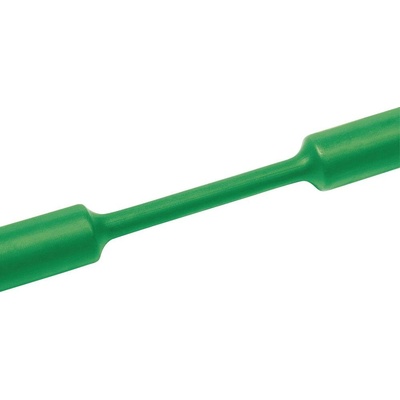HellermannTyton 333-31205 zmršťovacia bužírka bez lepidla zelená 12 mm 4 mm Pomer zmrštenia:3:1 metrový tovar