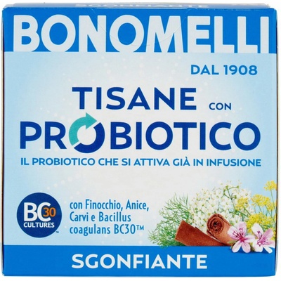 Bonomelli probiotický bylinný čaj proti nadúvaniu 10 ks