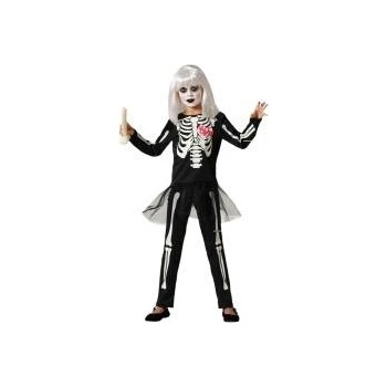 BigBuy Carnival Маскировъчен костюм за деца Скелет Размер 5-6 години
