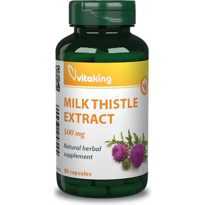 Vitaking extrakt z pestreca mariánskeho 500mg 80 kapsúl