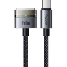 Mcdodo CA-2070 USB-C na MagSafe 3 140W LED indikátor 2m černý