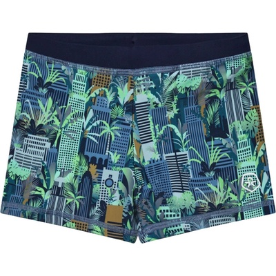 Color Kids Swim Trunks AOP-8714-Cabbage Zelená
