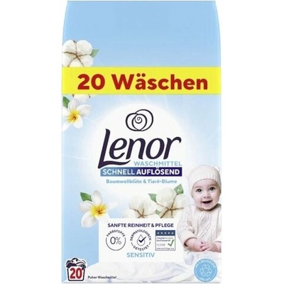 Lenor prací prášok pre děti a alergikov Bavlna Tiara Sensitive 20 PD