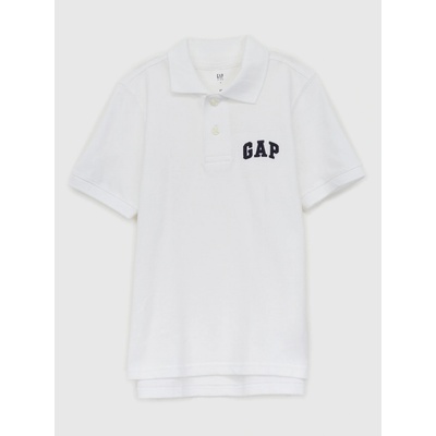 GAP 843607-01 dětské polo tričko logo bílá
