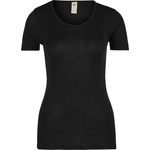 Engel Дамско копринено термобельо Engel Women's Undershirt S/S Merino base layer - Black - размер 46/48 (EU) (114-0819-0314)
