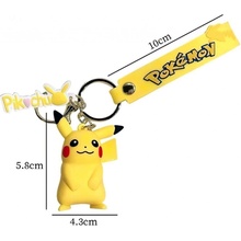 Přívěsek na klíče Pokémon Pikachu s poutkem a karabinou 22 cm