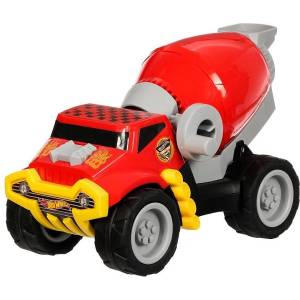 ZIZITO Детски бетоновоз Hot Wheels, червен