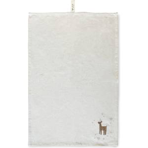 Juna Christmas Fable Кухненска кърпа с мотив елен, 50 x 70 см, кремава (637312)