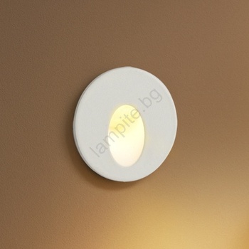 Brilagi - STAIRDOT LED/2W/230V външно вградено LED осветително тяло, бяло, IP65, кръгло (BG2267)