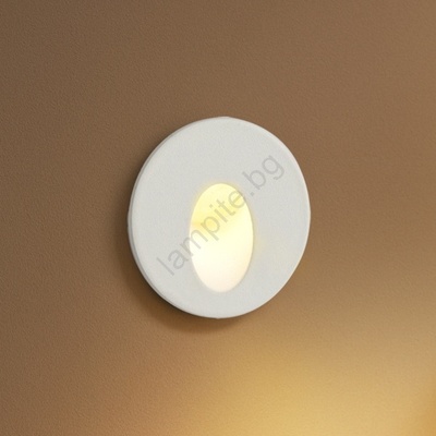 Brilagi - STAIRDOT LED/2W/230V външно вградено LED осветително тяло, бяло, IP65, кръгло (BG2267)