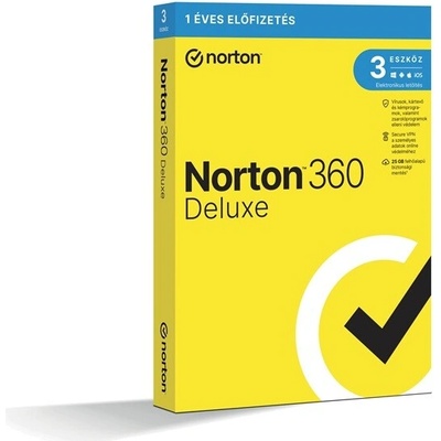 Norton 360 Deluxe 25 GB 1 lic. 12 mes.