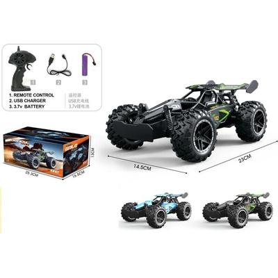 Malplay RC auto Monster s USB nabíjaním a batériou 1:18