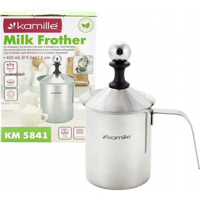 kamille Napěňovač mléka 0,4 l nerezový