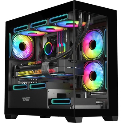 Ion Computers Геймърски компютър ION DS900M с процесор AMD Ryzen 5 7500F, видео карта GeForce RTX 5050 8GB GDDR6, RAM памет 8GB DDR5 5600MHz, SSD 1TB NVMe PCIe Gen4 (c003094)