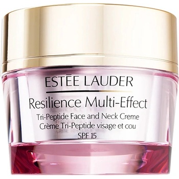 Estée Lauder Resilience Multi-Effect Tri-Peptide Face and Neck SPF15 интензивно подхранващ крем за нормална към смесена кожа за жени 50 мл