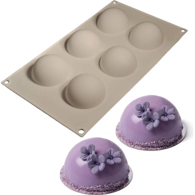 Cesil Silikonová forma /na mražené dezerty Polokoule 7cm na 6 ks
