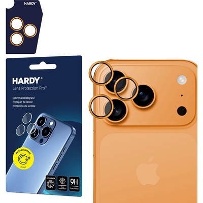 3mk Protection Протектор за камера 3mk Hardy Lens Protection Pro за iPhone 17 Pro / 17 Pro Max - Orange