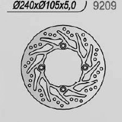 NG Brzdový kotúč NG 9209