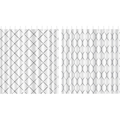 ALPINA ЗАВЕСА ЗА БАНЯ ALPINA MIX 180x200см (871125255274)