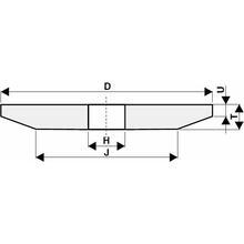 Tyrolit 99BA60K9V40 Brúsny kotúč kužeľový 125 / 68 x 7 / 2 x 32 mm 60 T428730