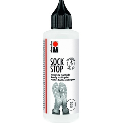 Marabu Sock Stop Protiskluzová barva bílá 90 ml